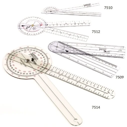 Jamar Economy Transparent Plastic Goniometers -Electronic Equipment economy jamar transparent plastic goniometers