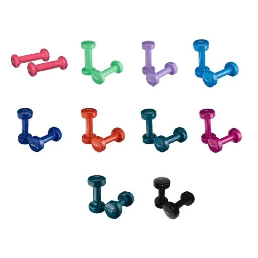 Sammons Preston Vinyl-Coated Iron Dumbbells -Electronic Equipment family 1